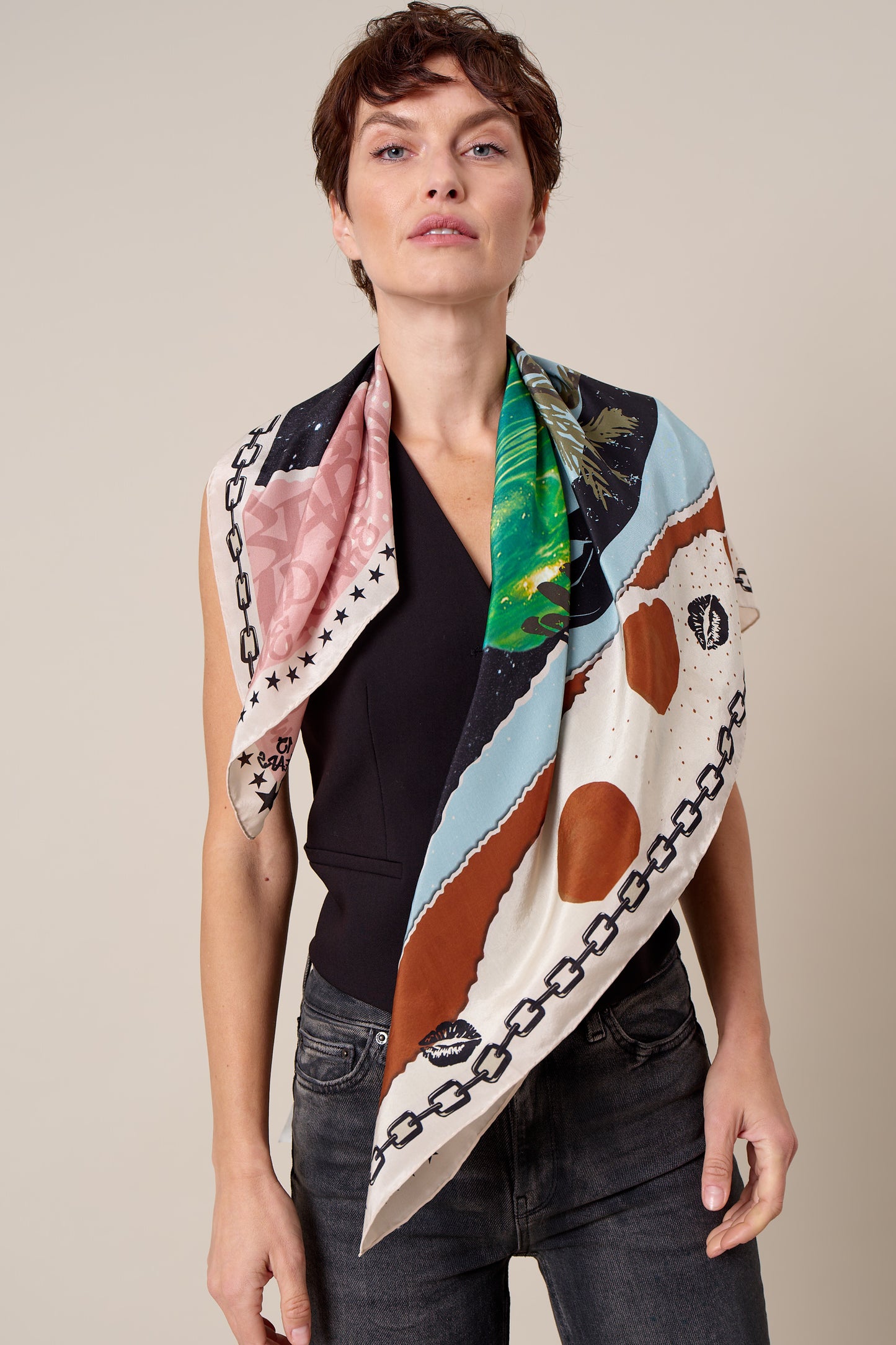 15 YEARS AROUND THE SUN SCARF