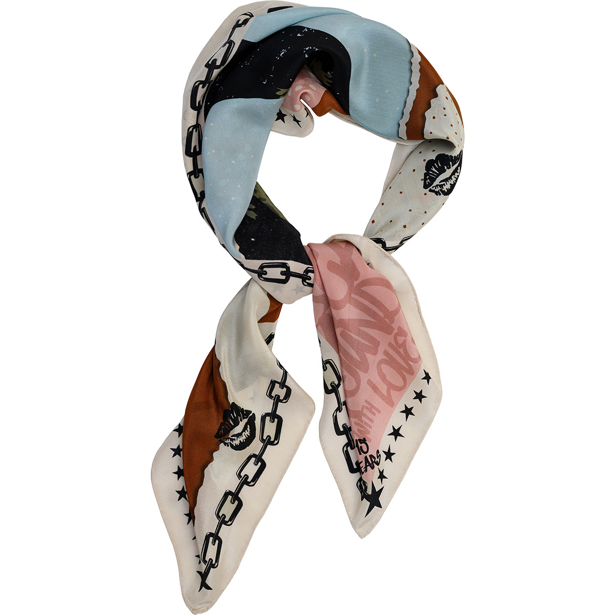 15 YEARS AROUND THE SUN SCARF