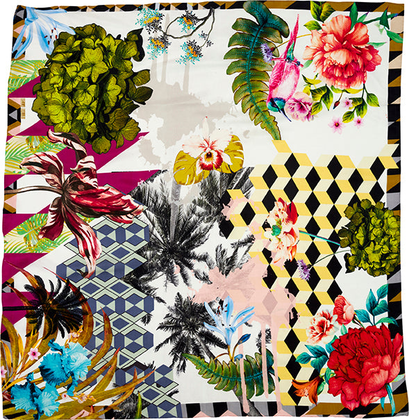 DECOUPAGE Tørklæde