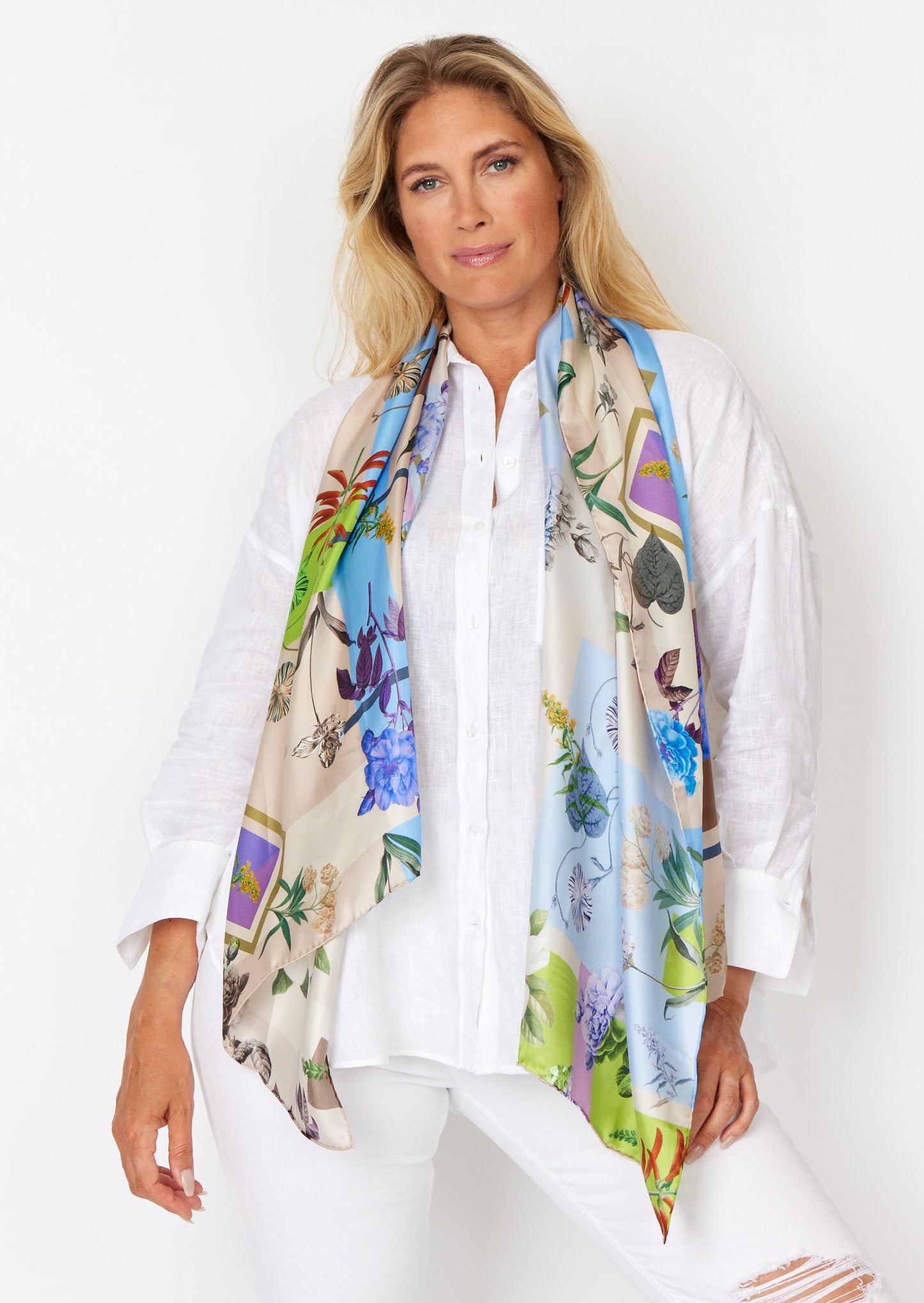 FLORAL GEO Scarf