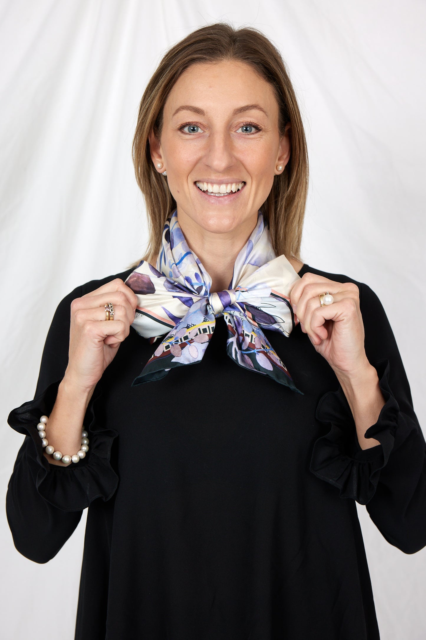 VIRGO ZODIAC Silk Scarf / BELLA & VOSS