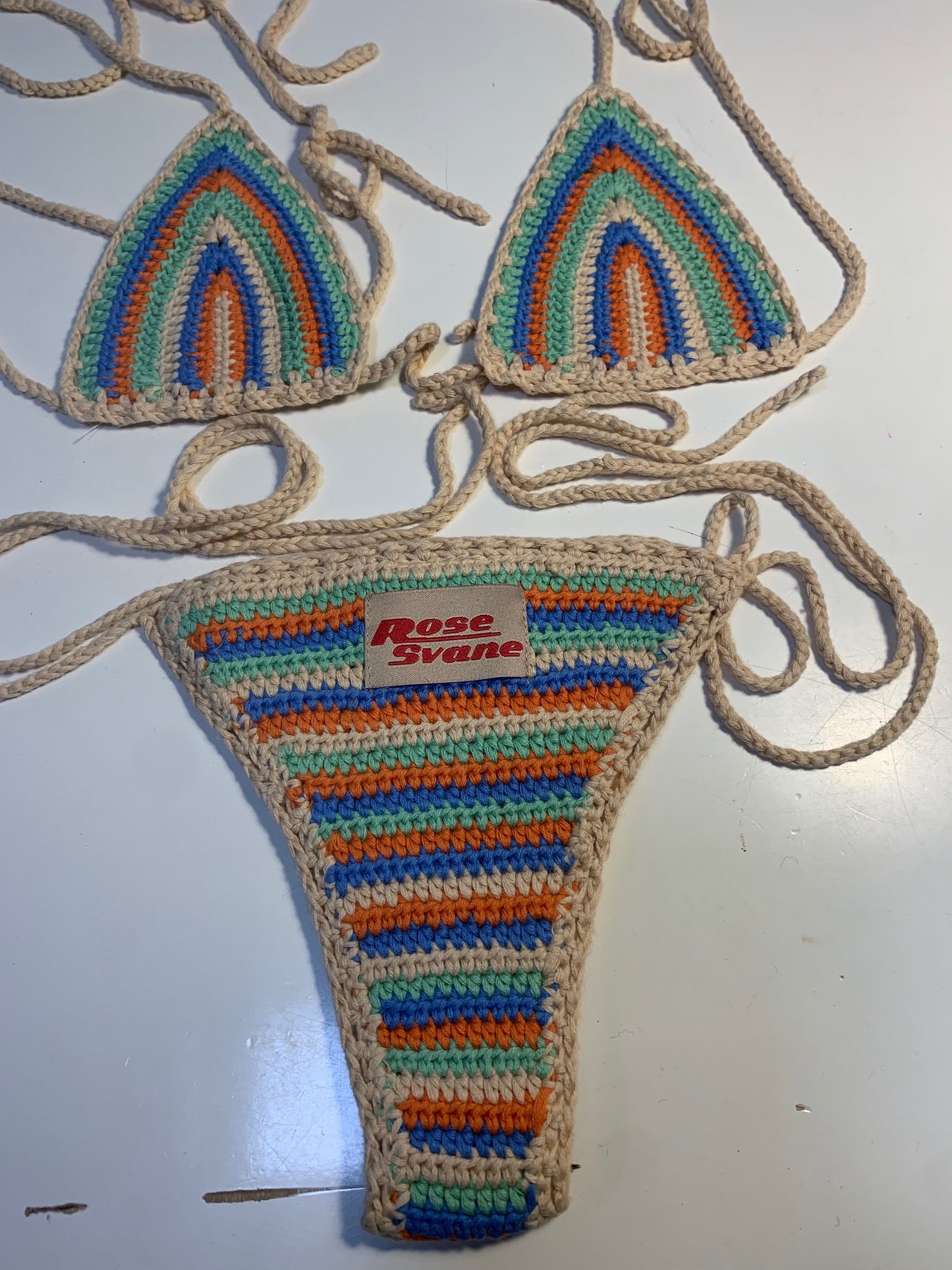 MARLA Unik Heklet Bikini / Samarbeid Rose Svane / Zero Waste