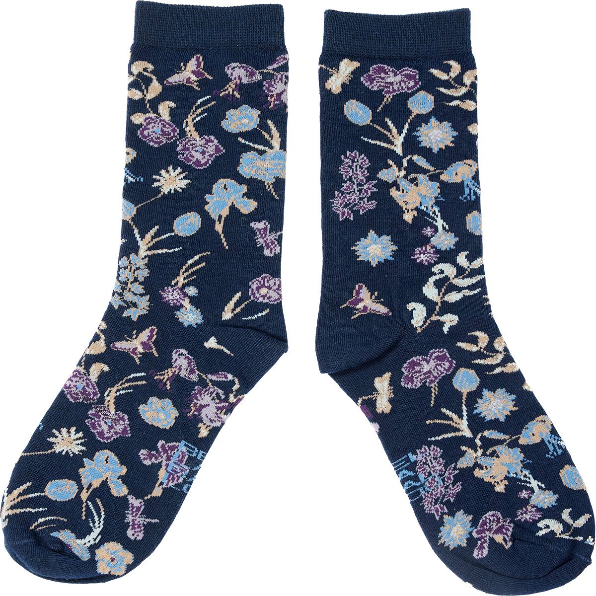 LIVING GARDEN Socks - Dark Blue