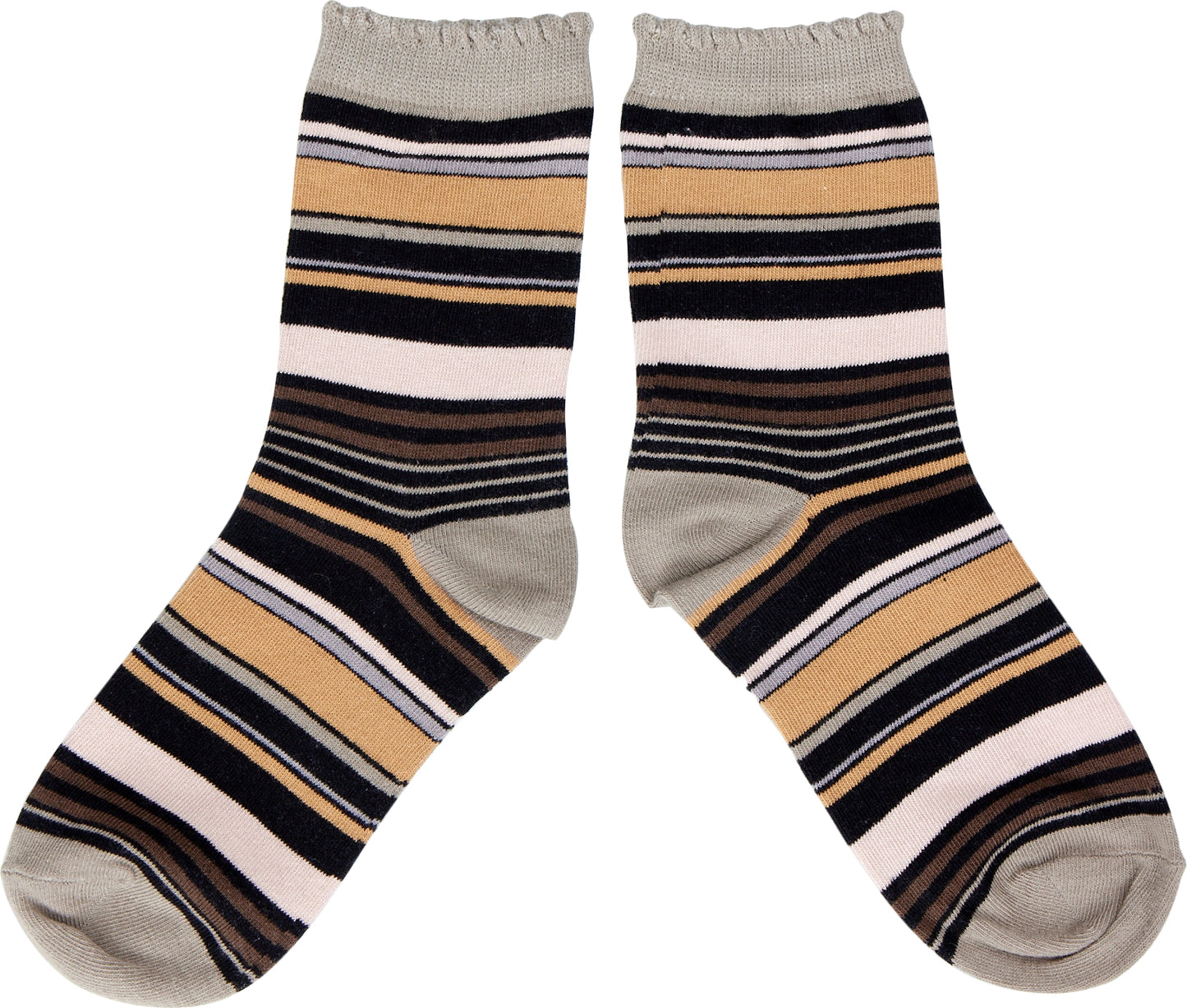Socken mit grafischen Streifen